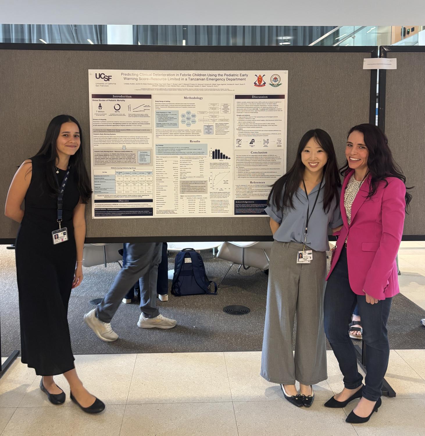 The Team Presenting Research at the UCSF Global Health Sciences Retreat